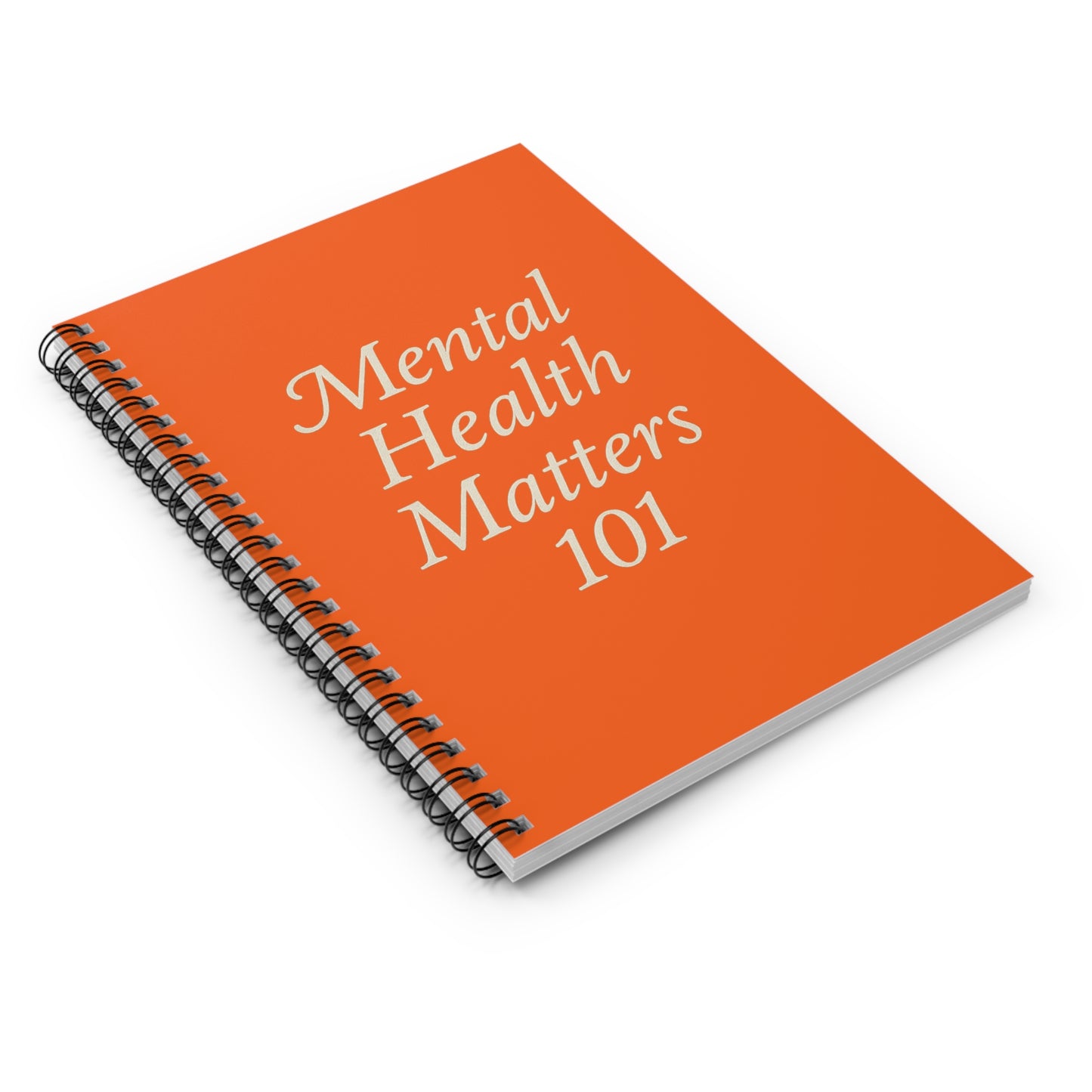 Mental Health Matters Spiral Notebook | Motivational Journal, Back to School Supplies, Self-Care Essentials, Gift for Students