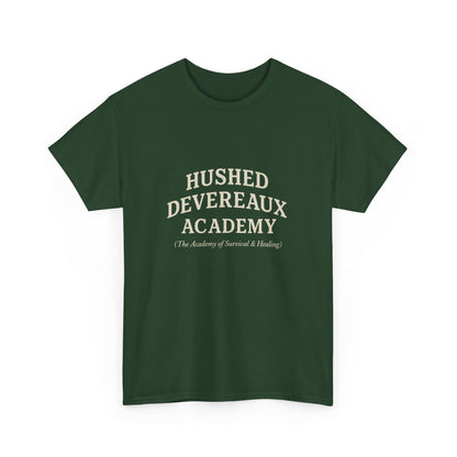 Hushed Devereaux Academy Tee - Unisex Heavy Cotton
