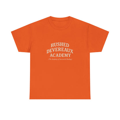 Hushed Devereaux Academy Tee - Unisex Heavy Cotton