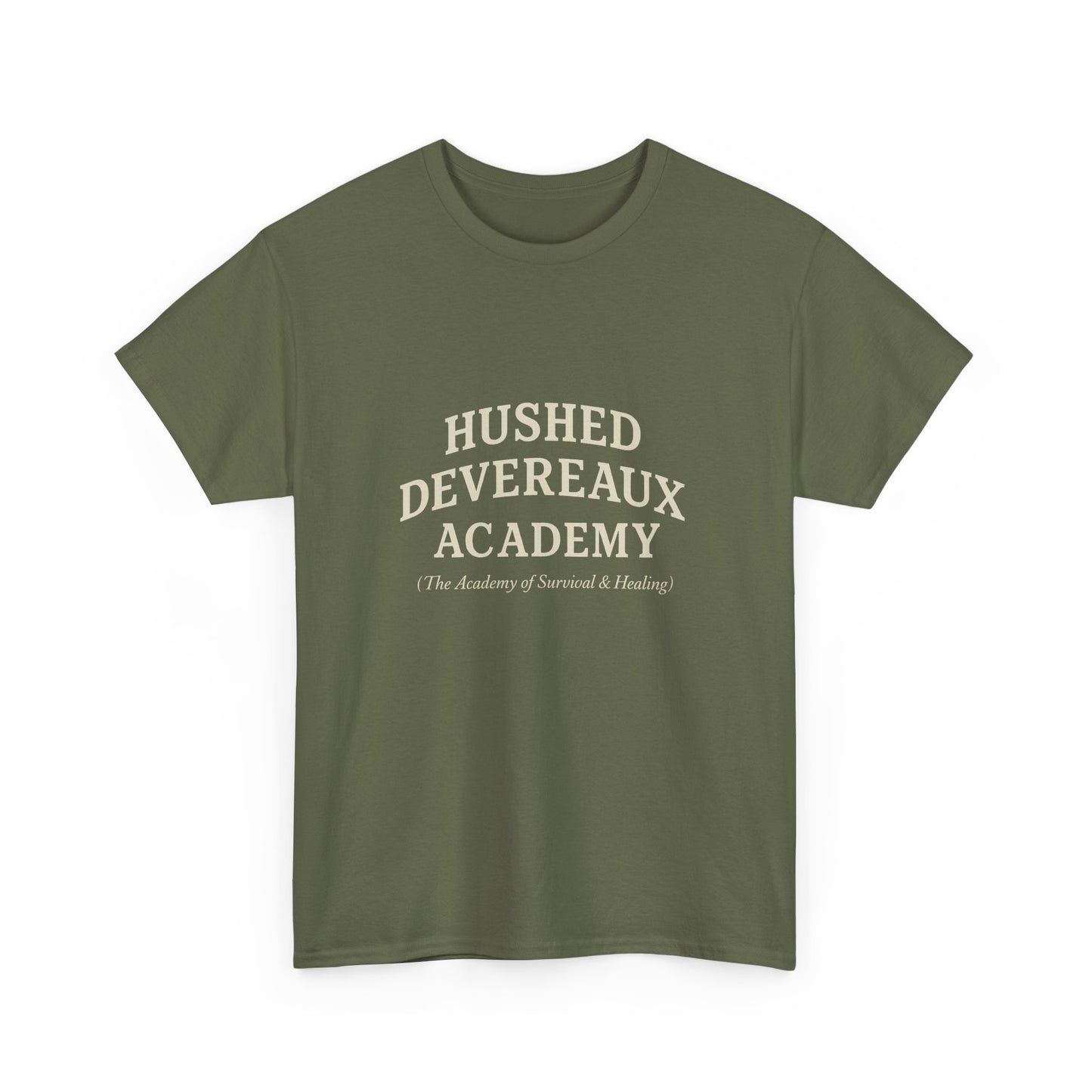 Hushed Devereaux Academy Tee - Unisex Heavy Cotton