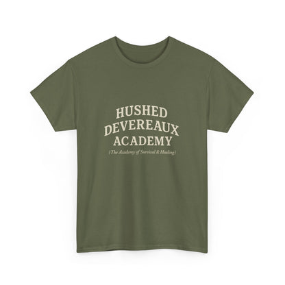 Hushed Devereaux Academy Tee - Unisex Heavy Cotton