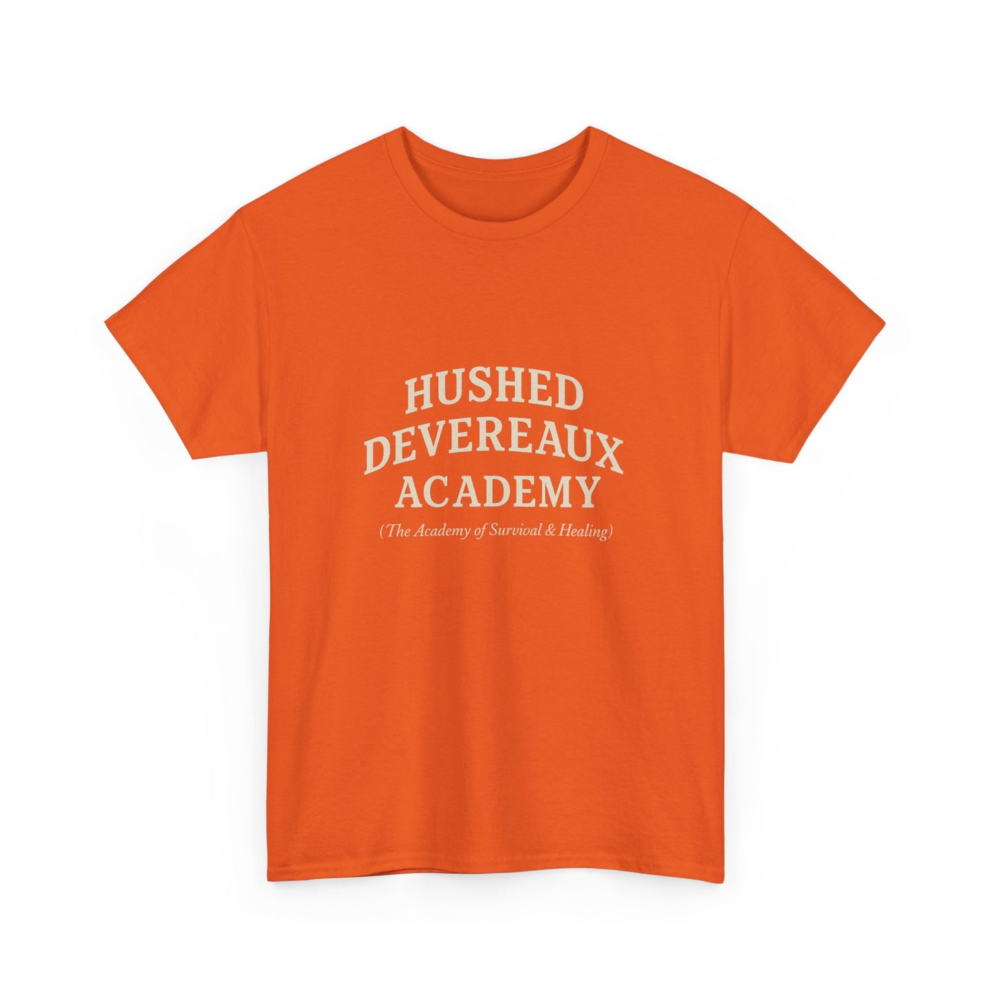 Hushed Devereaux Academy Tee - Unisex Heavy Cotton