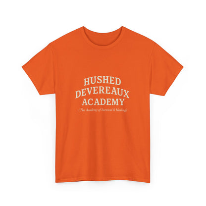 Hushed Devereaux Academy Tee - Unisex Heavy Cotton