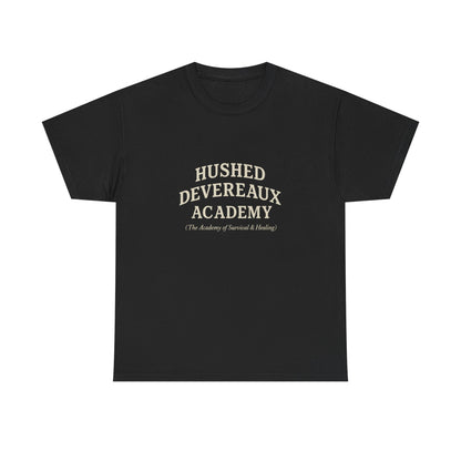 Hushed Devereaux Academy Tee - Unisex Heavy Cotton