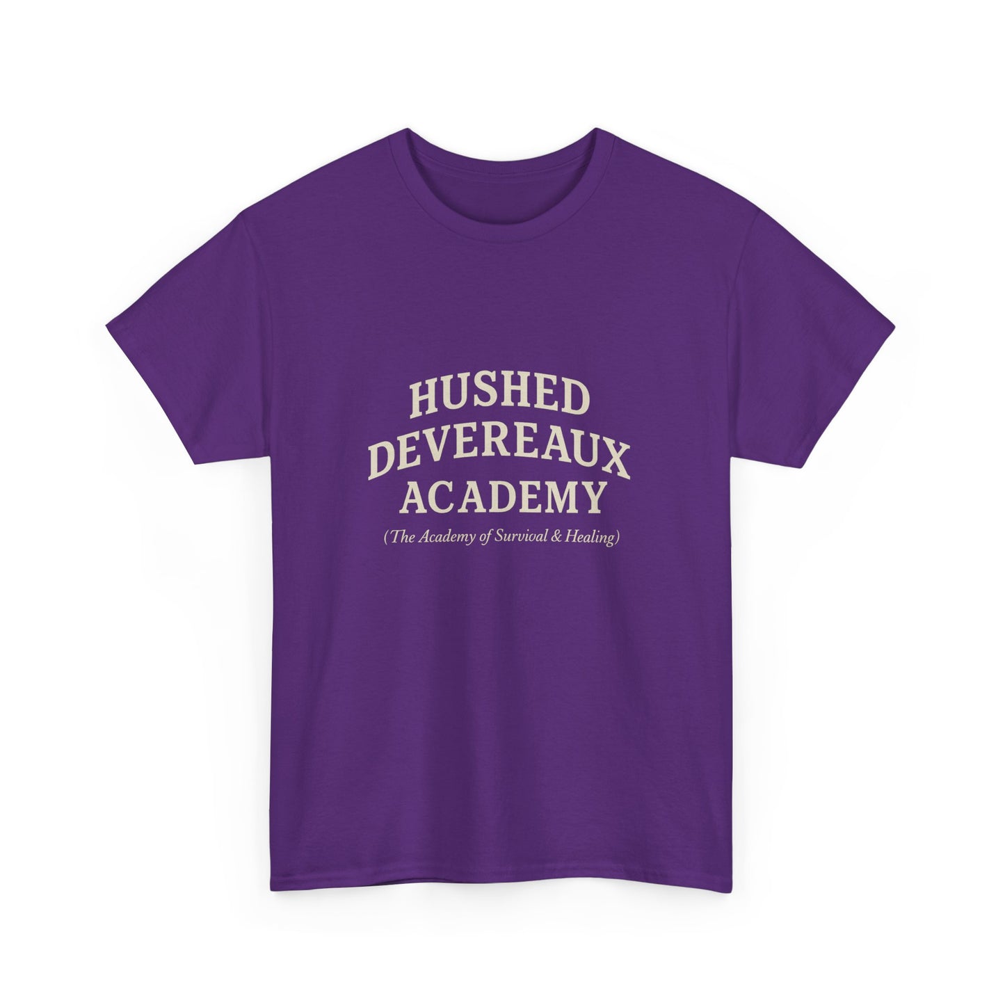 Hushed Devereaux Academy Tee - Unisex Heavy Cotton