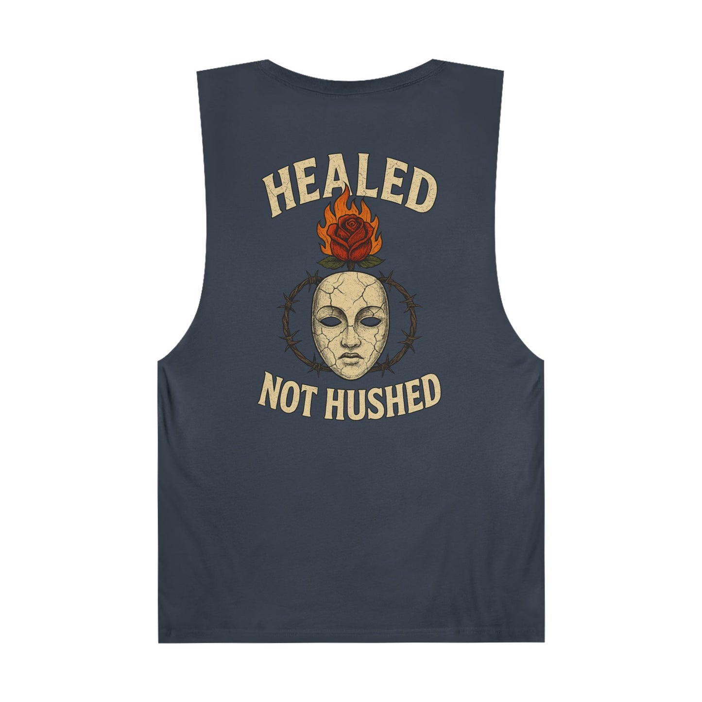 Healed Not Hushed Unisex Barnard Tank Top