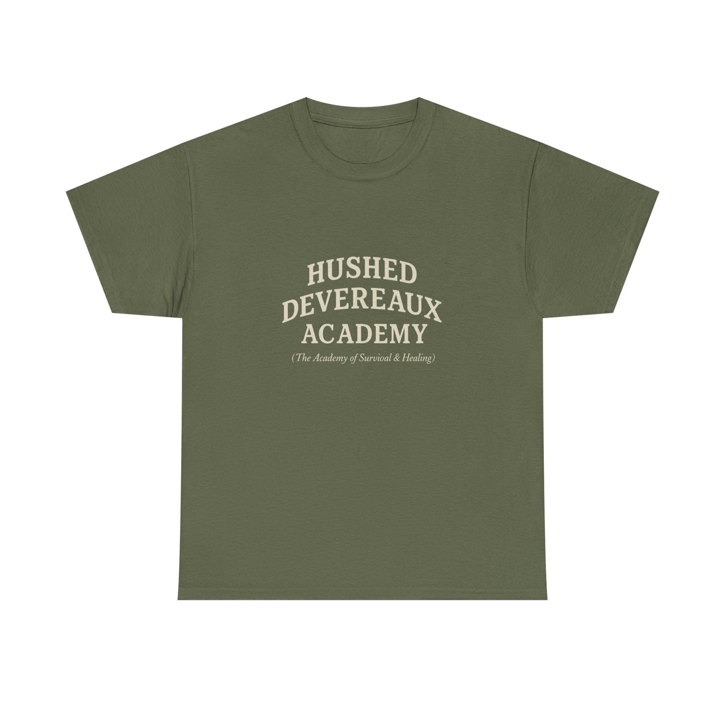 Hushed Devereaux Academy Tee - Unisex Heavy Cotton