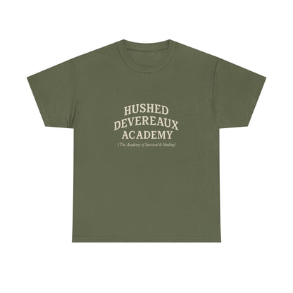 Hushed Devereaux Academy Tee - Unisex Heavy Cotton