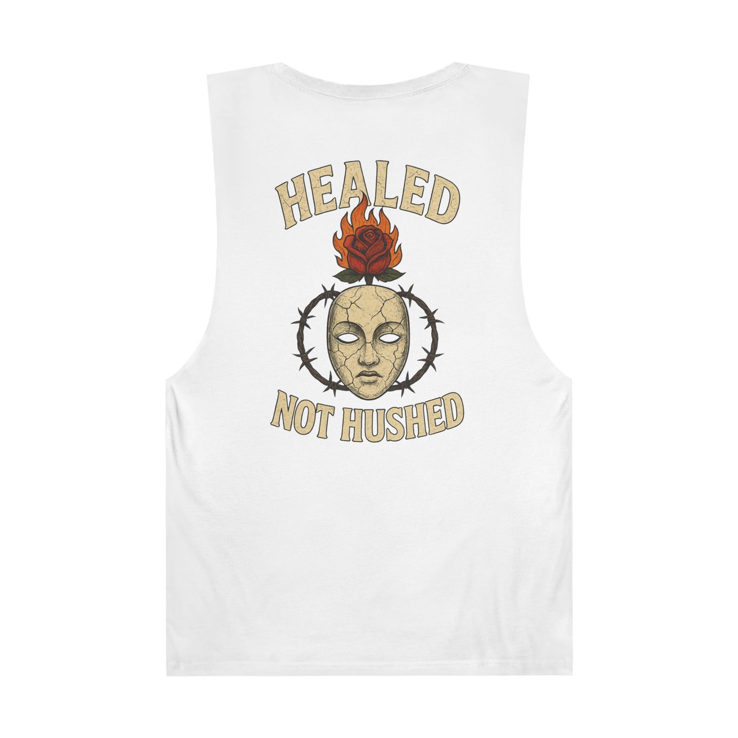 Healed Not Hushed Unisex Barnard Tank Top