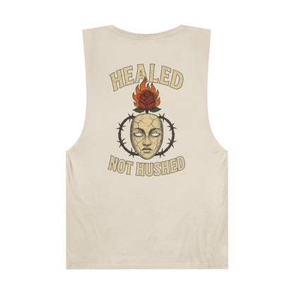 Healed Not Hushed Unisex Barnard Tank Top