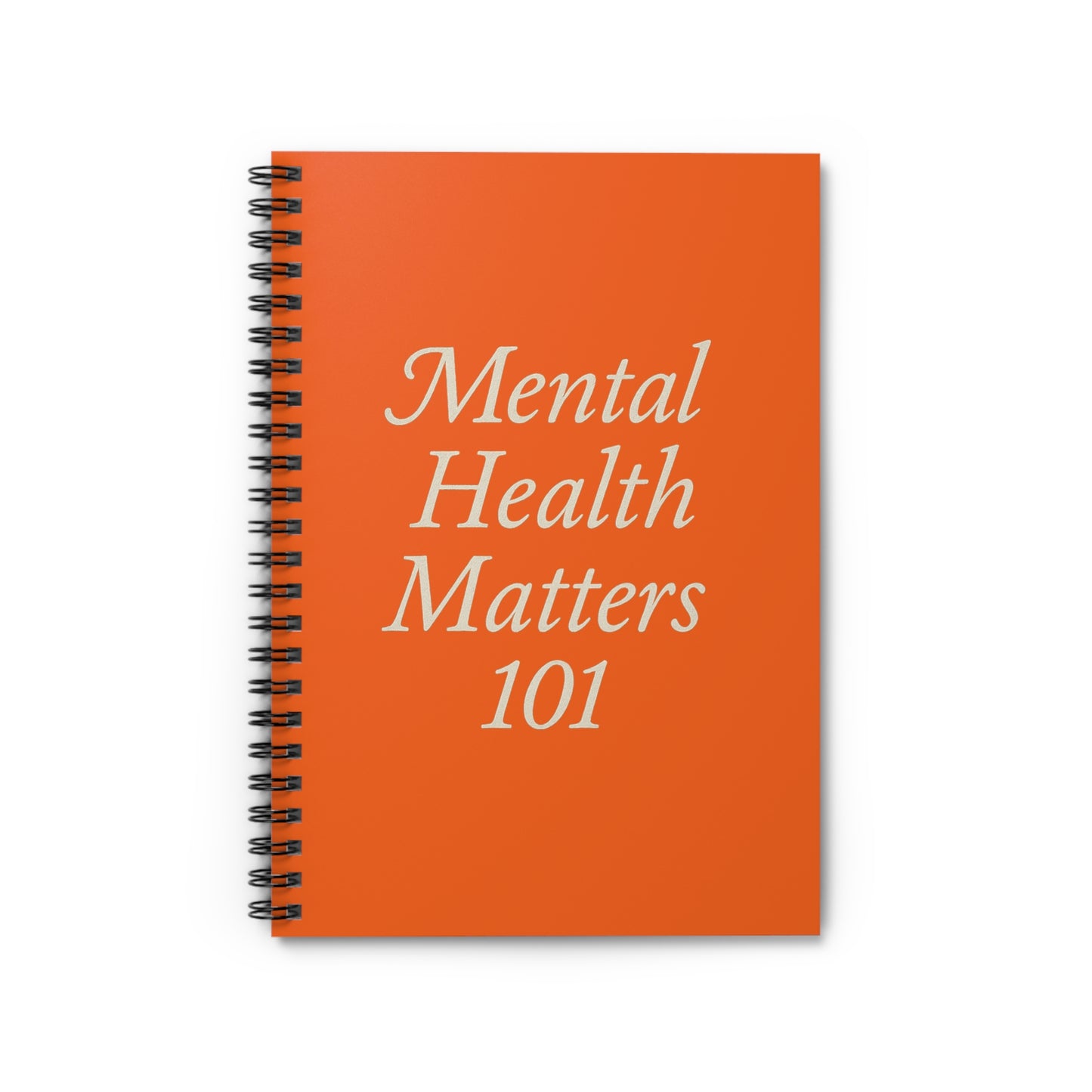 Mental Health Matters Spiral Notebook | Motivational Journal, Back to School Supplies, Self-Care Essentials, Gift for Students
