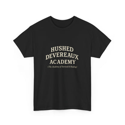 Hushed Devereaux Academy Tee - Unisex Heavy Cotton