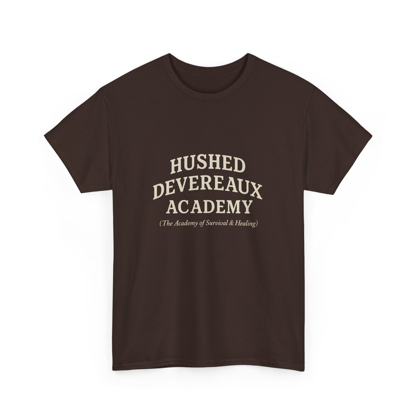 Hushed Devereaux Academy Tee - Unisex Heavy Cotton