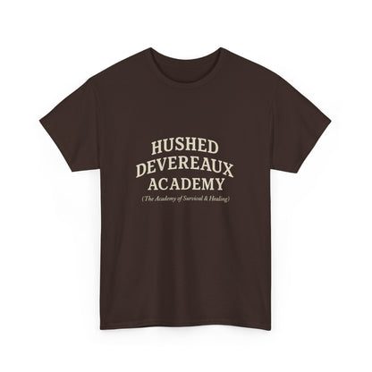 Hushed Devereaux Academy Tee - Unisex Heavy Cotton