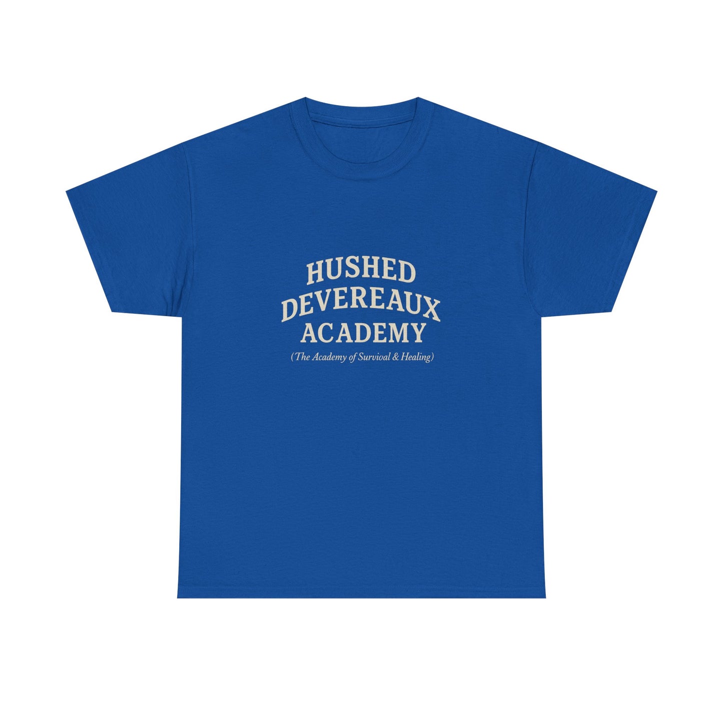 Hushed Devereaux Academy Tee - Unisex Heavy Cotton