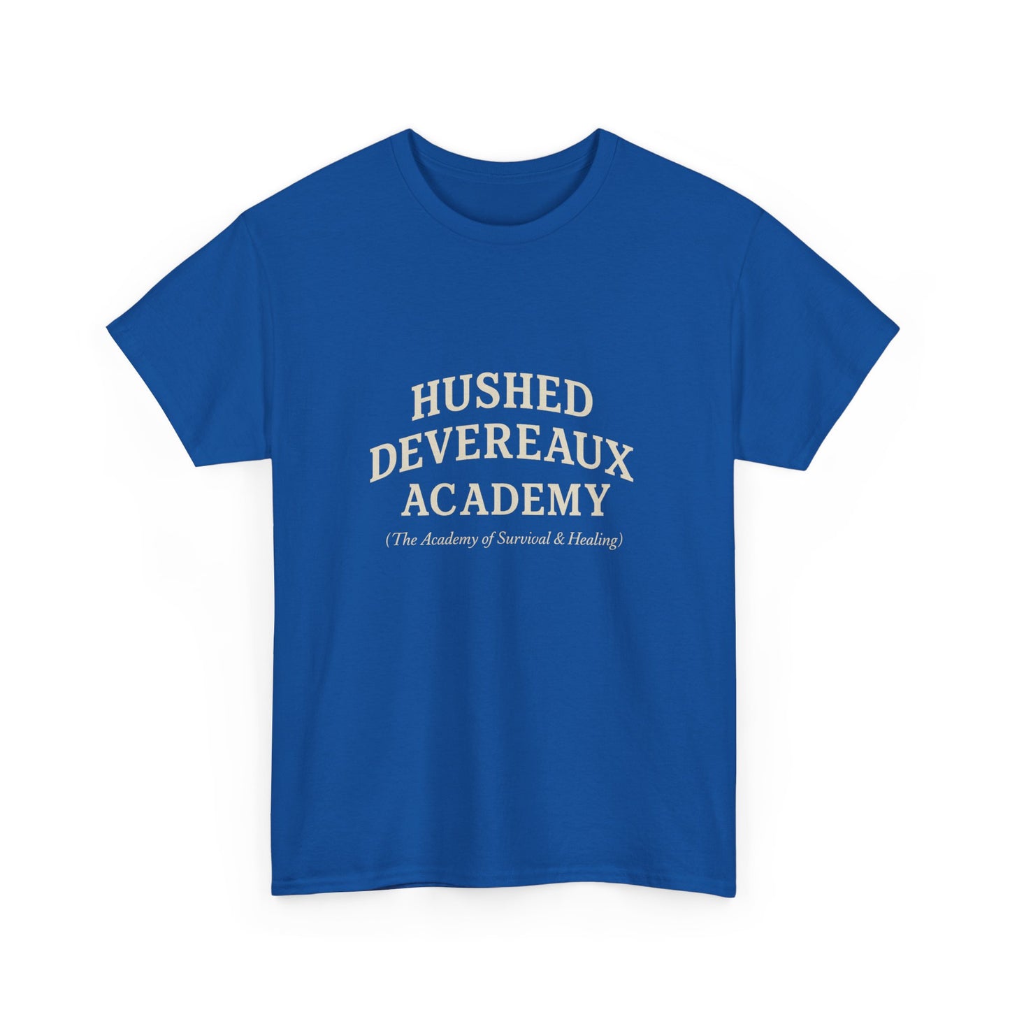 Hushed Devereaux Academy Tee - Unisex Heavy Cotton