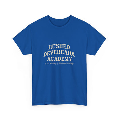 Hushed Devereaux Academy Tee - Unisex Heavy Cotton