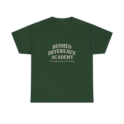 Hushed Devereaux Academy Tee - Unisex Heavy Cotton
