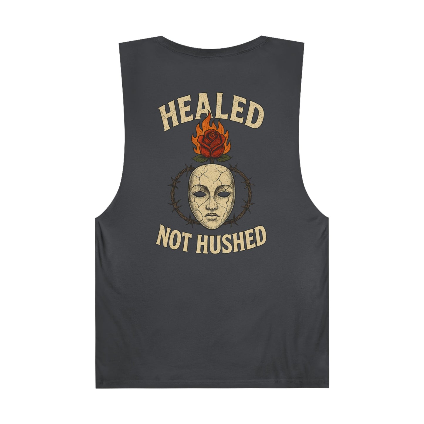 Healed Not Hushed Unisex Barnard Tank Top