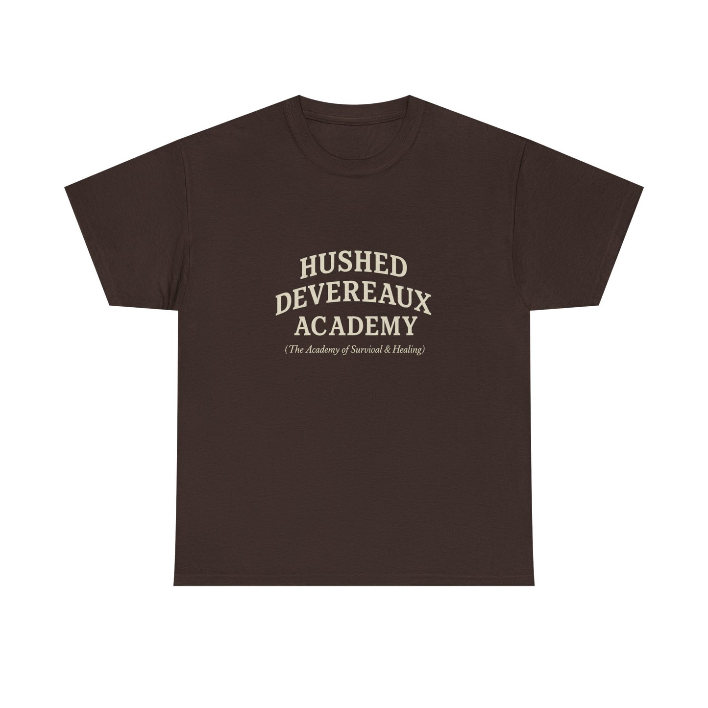 Hushed Devereaux Academy Tee - Unisex Heavy Cotton