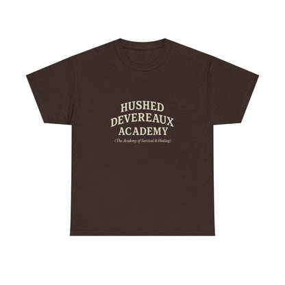 Hushed Devereaux Academy Tee - Unisex Heavy Cotton