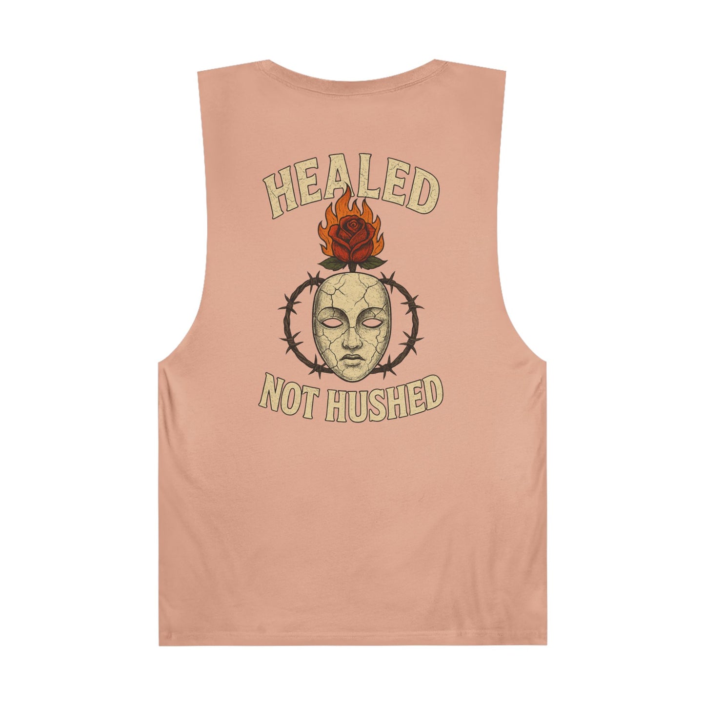 Healed Not Hushed Unisex Barnard Tank Top