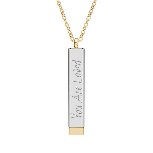 Mental health Hidden Message Necklace